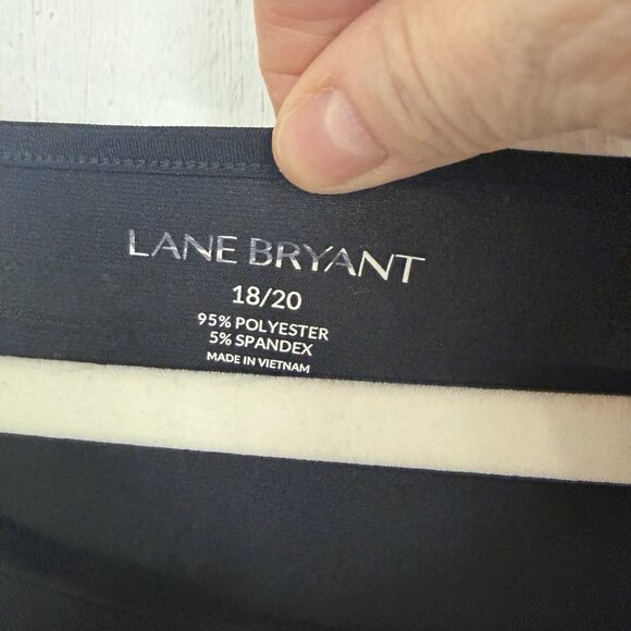 Lane Bryant Cato Bundle 2 Tops Size 18/20 Office Neutral Capsule Artsy Parisian - Picture 6 of 16